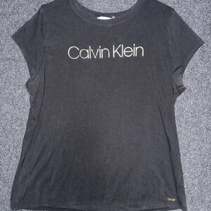 Calvin Klein Charcoal Gray Women's Tee
